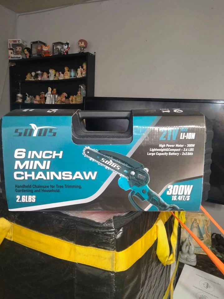 Soyus 6 inch mini chainsaw 300w - photo 2