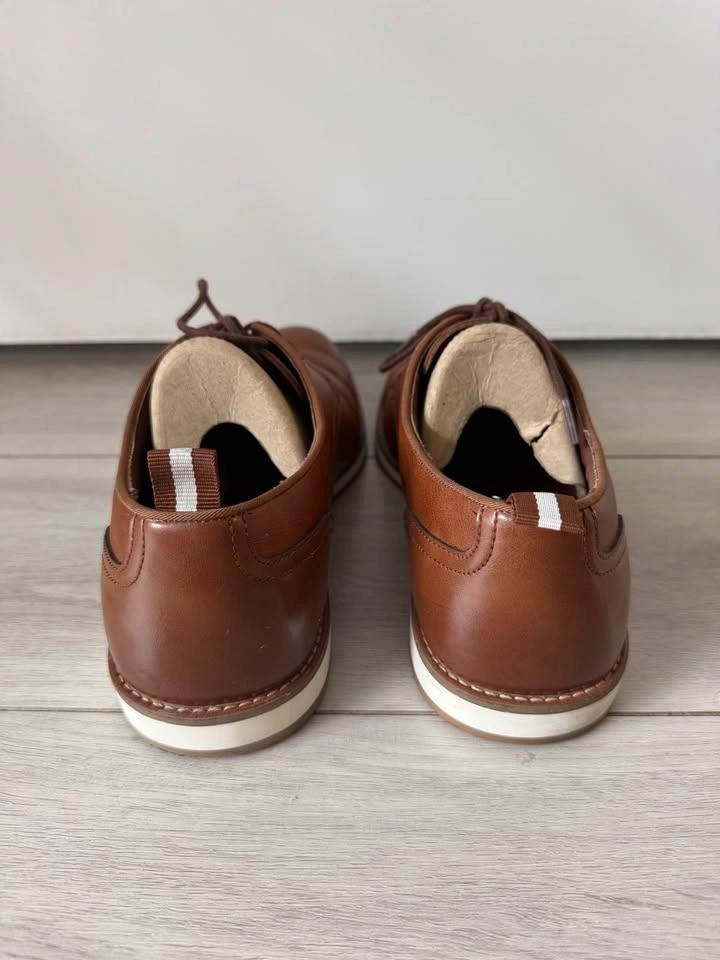 Call It Spring Men's Brown Vegan Cap Toe Dress Shoes - photo 4