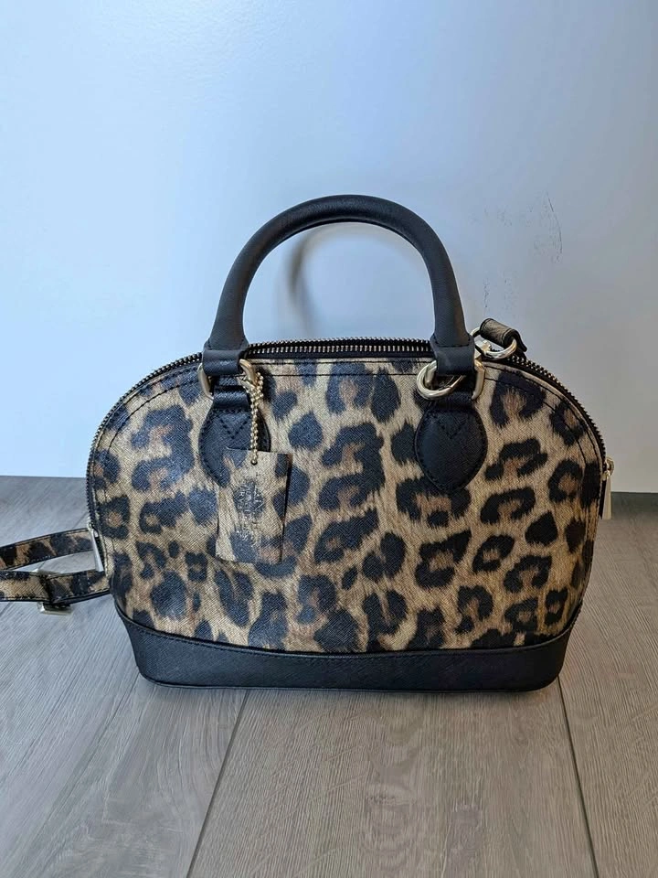 Danier Dome Crossbody Leather Bag