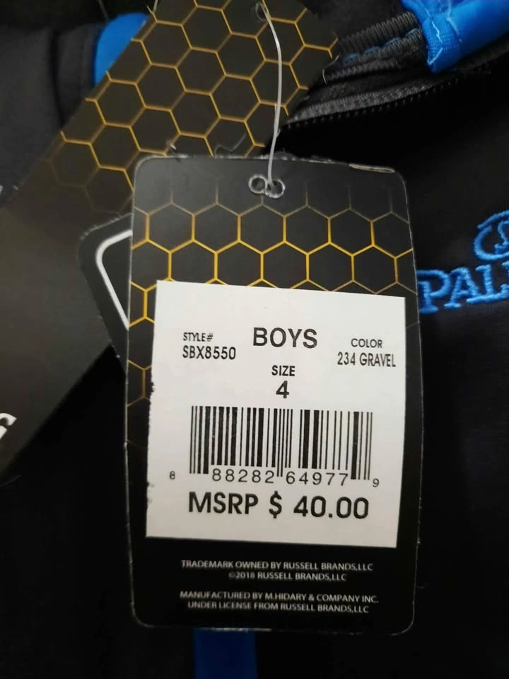 Spalding Boys Black Blue Tracksuit Set Size 4 - photo 3