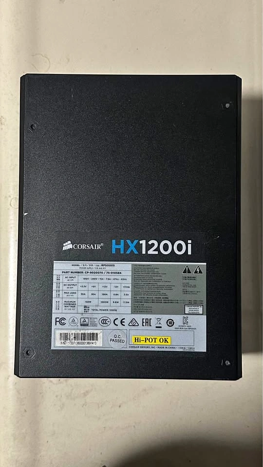Corsair HX1200i 1200W PSU 80+ Platinum