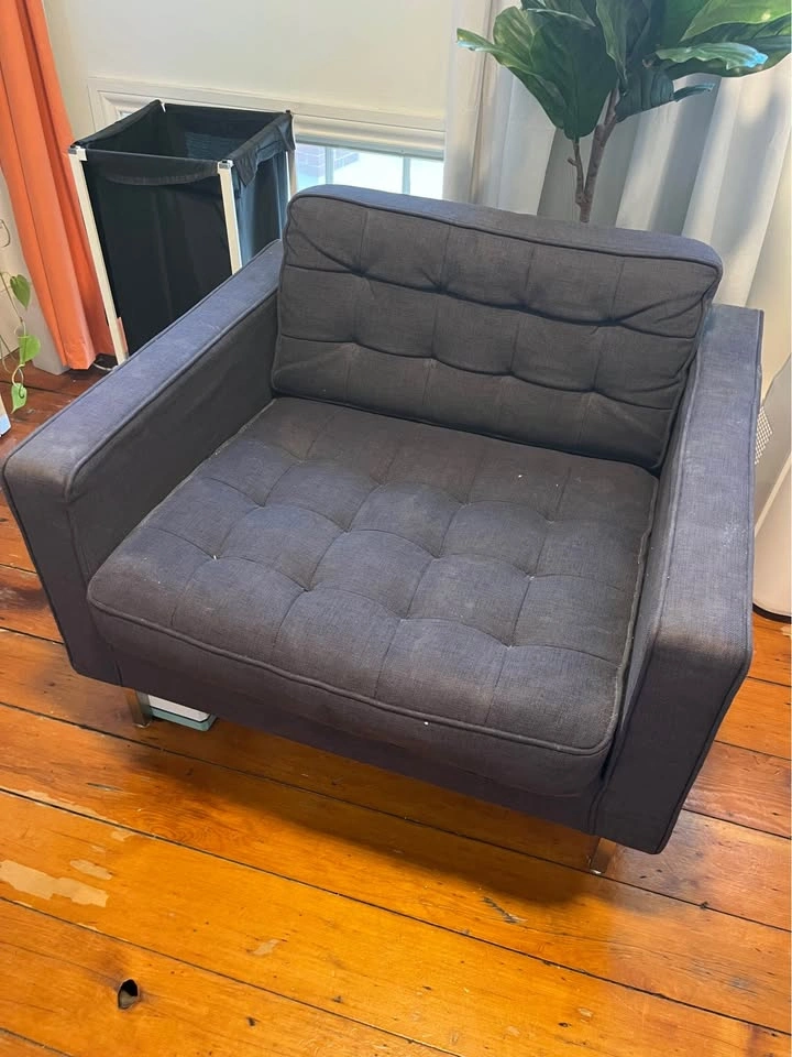Grey Arm Chair - photo 2
