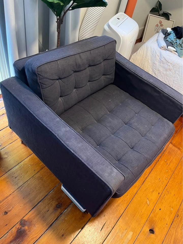 Grey Arm Chair - photo 3