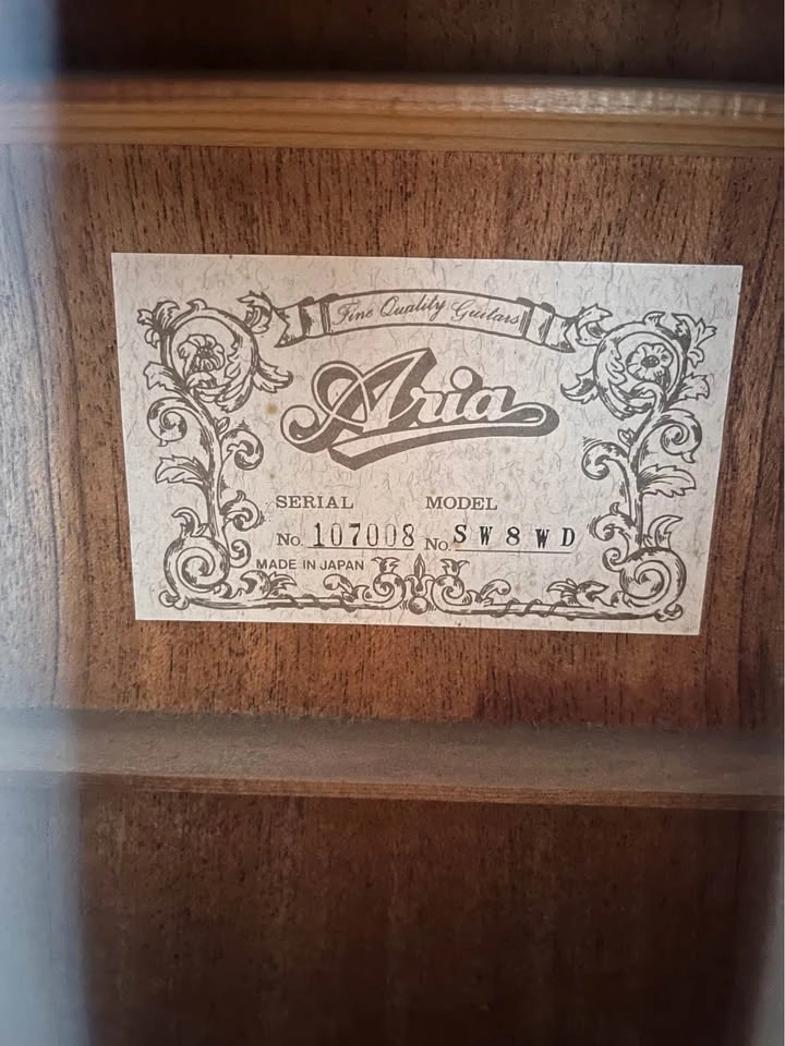 Aria Acoustic Guitar - photo 4