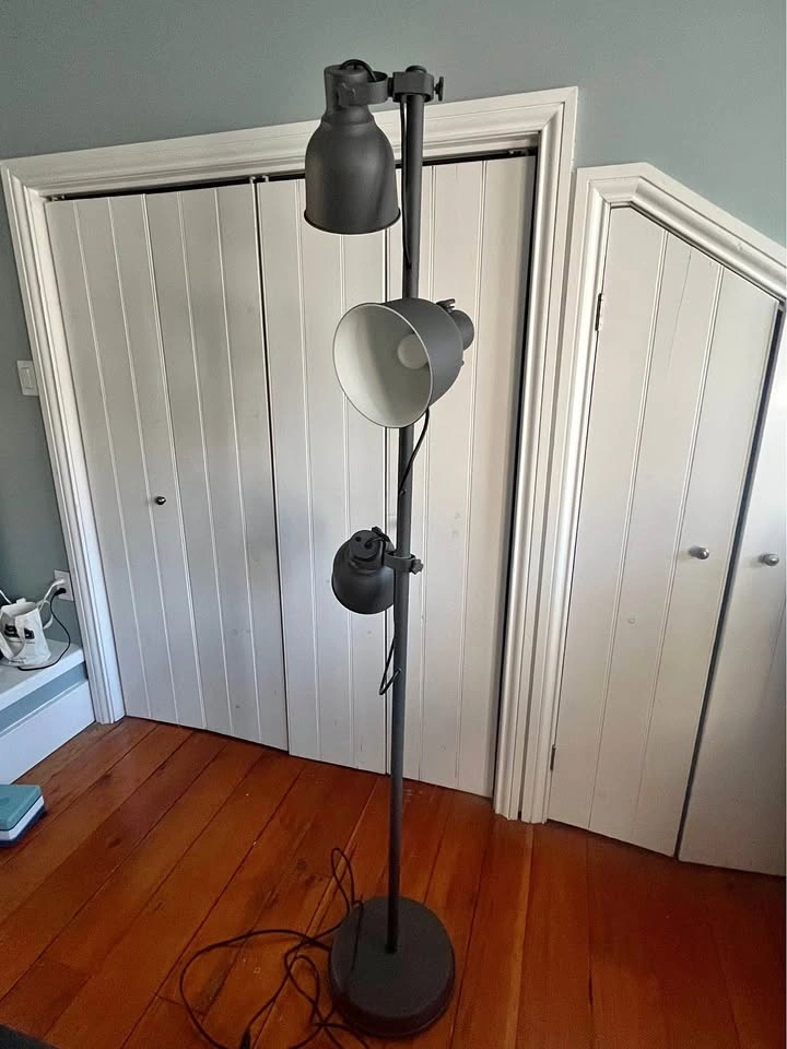Tall Black Lamp