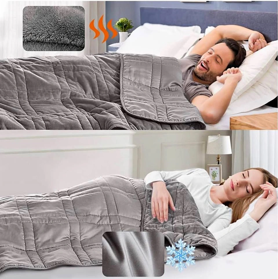 OMYSTYLE Weighted Blanket 40 lbs King Size (88x104) Reversible