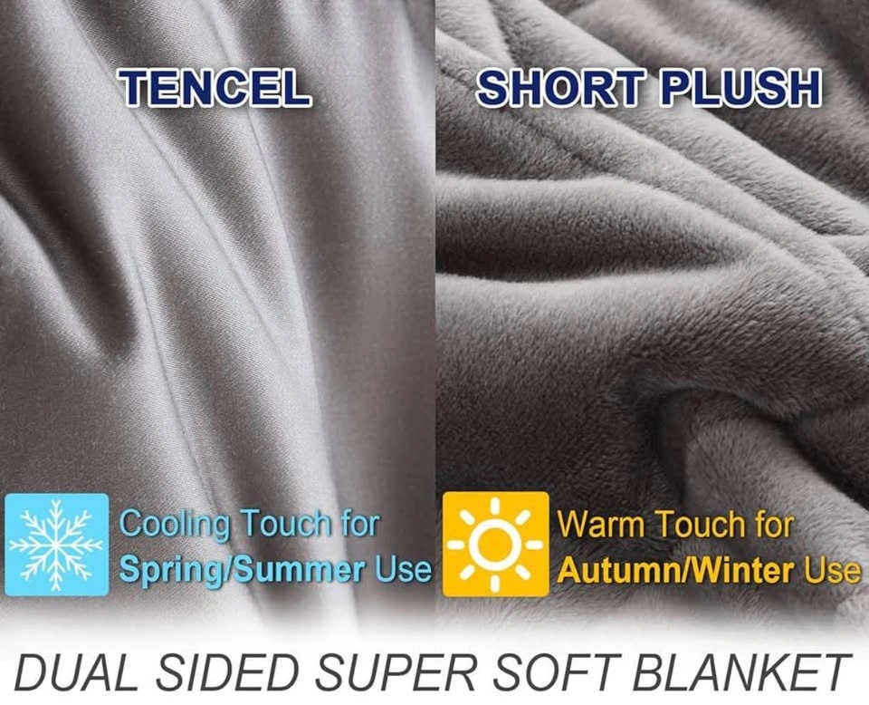 OMYSTYLE Weighted Blanket 40 lbs King Size (88x104) Reversible - photo 2