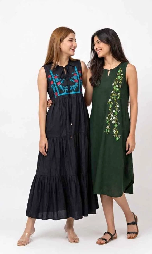 2 Summer Midi Dresses Bundle – S/M & M/L | NWT Option Included