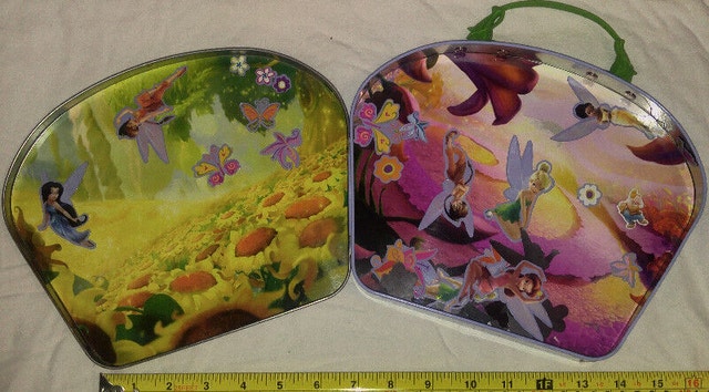 Disney Fairies Tin Scenery Case with many Magnets - photo 2