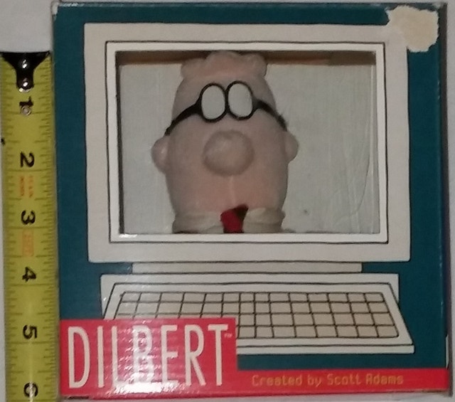 NEW Plush Dilbert inside Computer Box - photo 2
