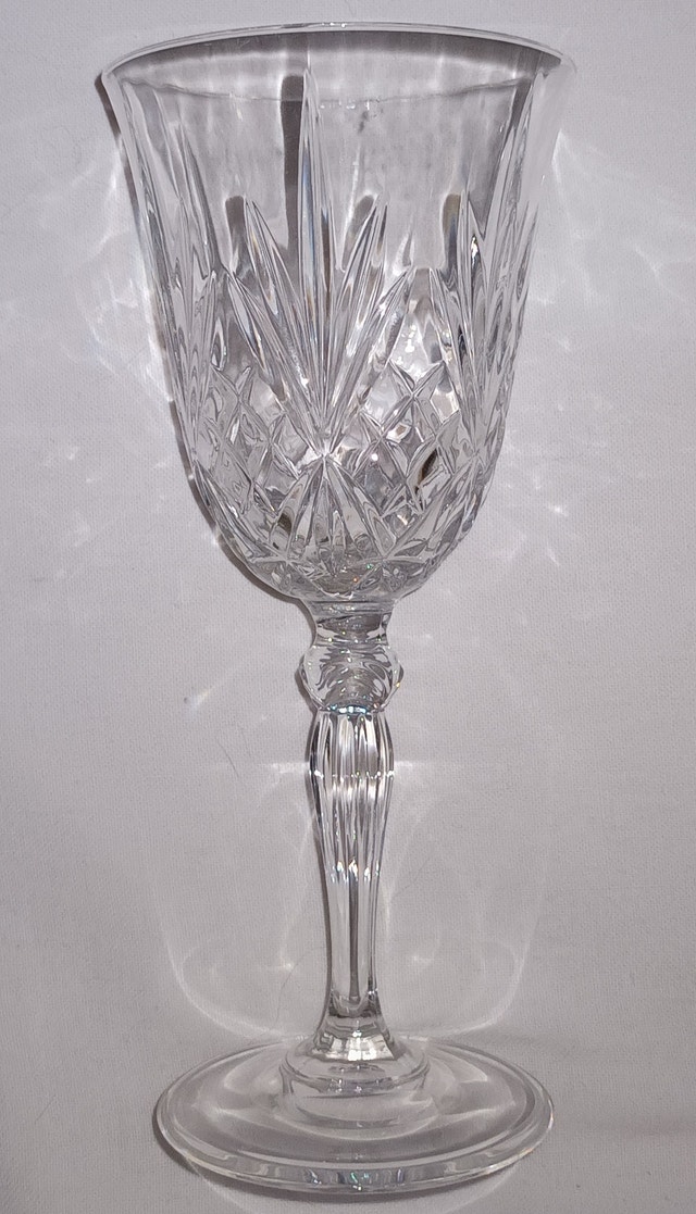 4 Royal Crystal Rock Overture Water Wine Goblets 7 7/8" - photo 3