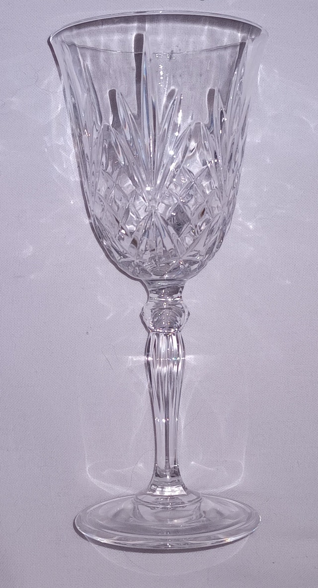 4 Royal Crystal Rock Overture Water Wine Goblets 7 7/8" - photo 4