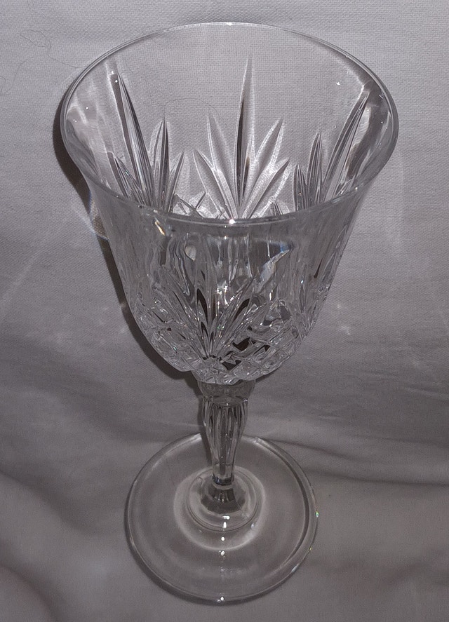 4 Royal Crystal Rock Overture Water Wine Goblets 7 7/8" - photo 5