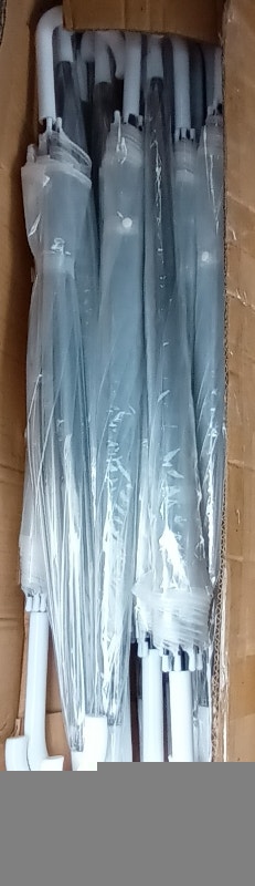 NEW Clear Bubble Umbrellas Canopy Transparent Stick Auto Open - photo 5