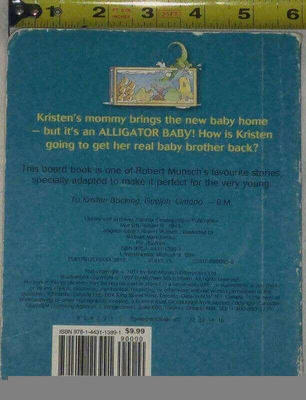 Robert Munsch BOARD Books - Alligator Baby & Hugs - photo 2