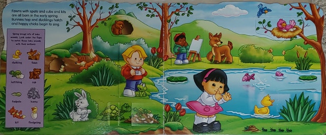 Fisher Price Little People 2in1 School Days & Spring Books - photo 5