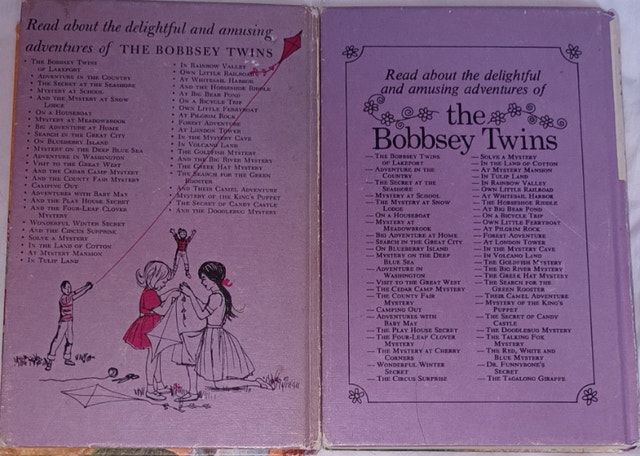 2 The Bobbsey Twins #5 & 62 Vintage 1960 & 1969 Hard Cover Books - photo 3