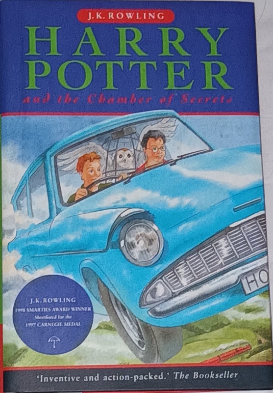 Harry Potter - Chamber of Secrets Hard Cover Book with Sleeve