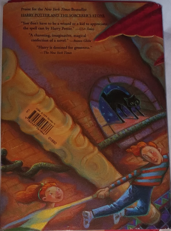 Harry Potter and The Chamber of Secrets 1999 Hardcover Book - photo 2
