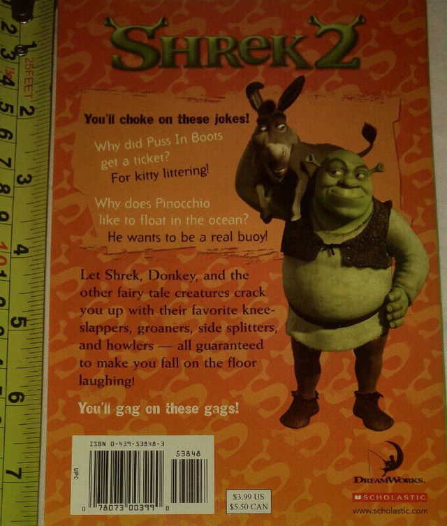 Shrek 2 Movie Gag Book by Scholastic - photo 2
