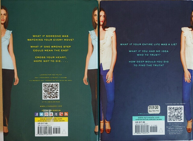 2 Lying Game HARD Cover Books with Slip Covers - photo 2