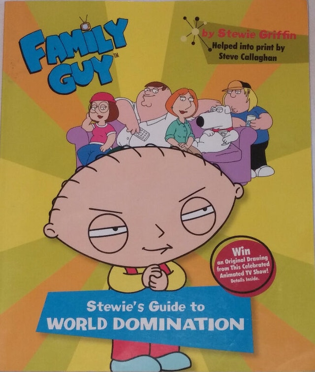 Family Guy Stewie's Guide to World Domination Book