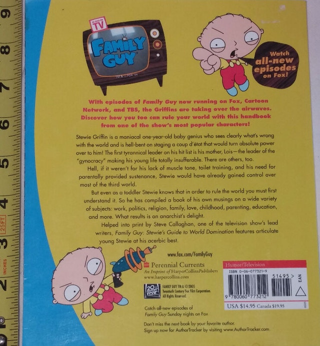 Family Guy Stewie's Guide to World Domination Book - photo 2