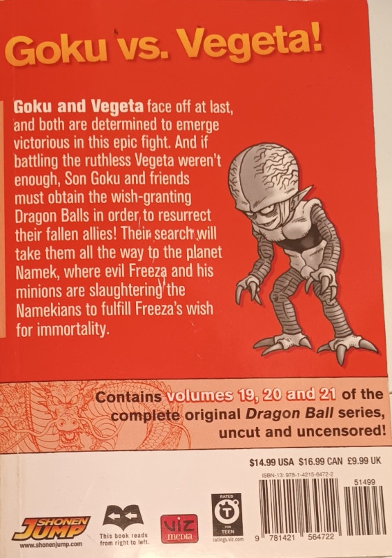 Dragon Ball (3-in-1 Edition), Vol. 19, 20, 21 English Manga Book - photo 2
