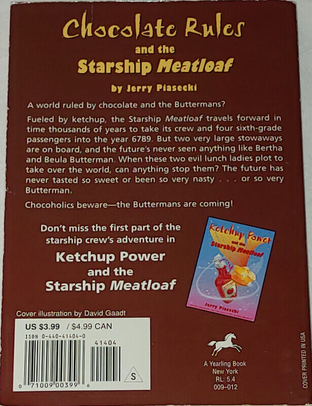 Chocolate Rules and the Starship Meatloaf Book - photo 2