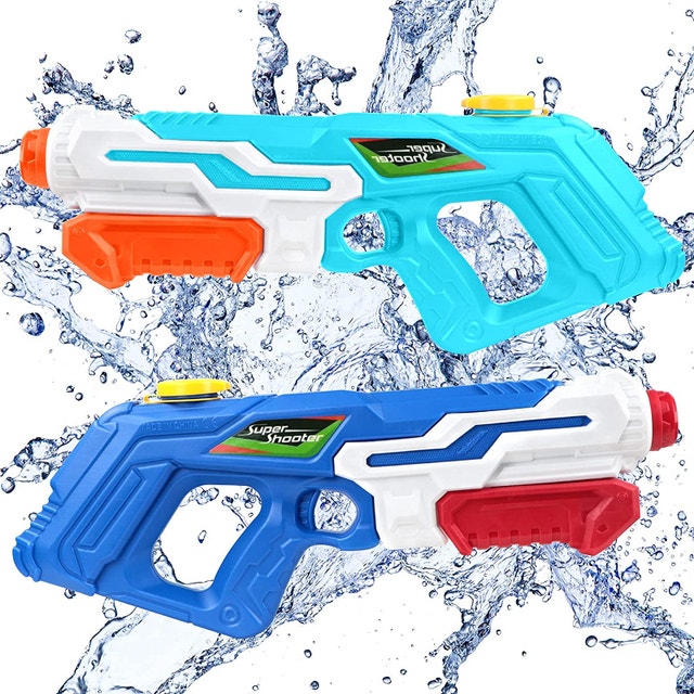 NEW 2 Pack Water Guns for Kids, 970CC Water Blaster