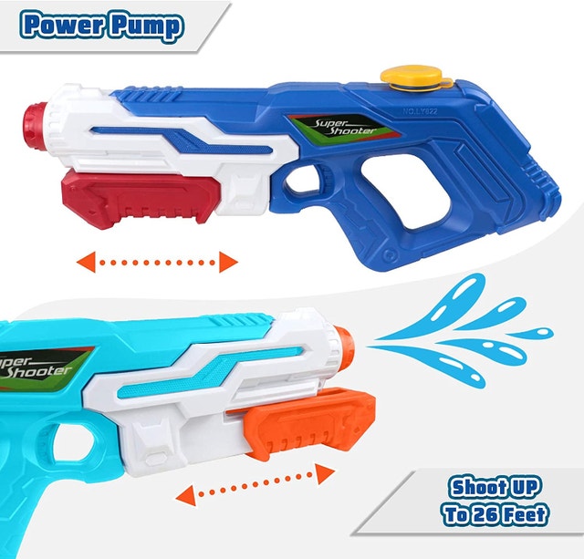 NEW 2 Pack Water Guns for Kids, 970CC Water Blaster - photo 3