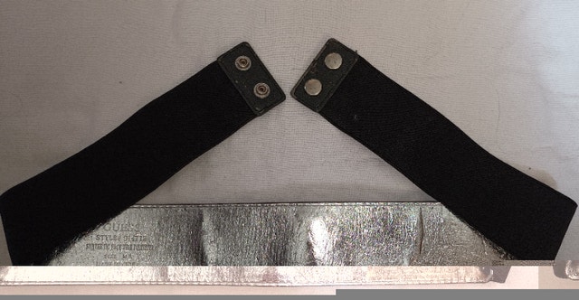 M/L Women's Black Guess Dual Buckle Waist Stretch Snap Belt - photo 2