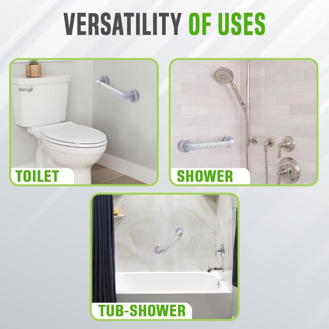 NEW Dr. Maya Safety Shower Grab Bar Handle 16" Anti-Slip - photo 5