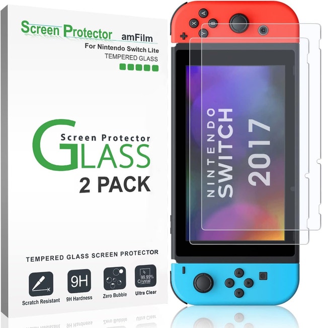 NEW amFilm Nintendo Switch Screen Protector (2 Pack)