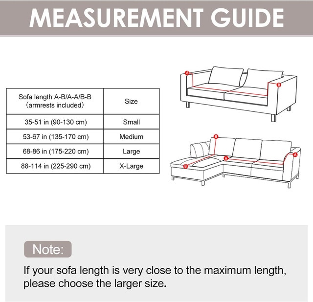 NEW JOYDREAM 1 Piece Sofa Covers for 3 Cushion Couch Stretch - photo 4