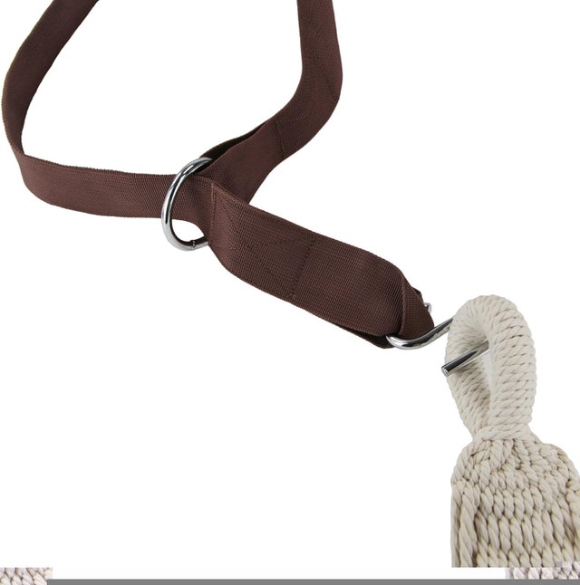 NEW Tree Safe Hammock Hanging Straps with Hooks in Brown - photo 2
