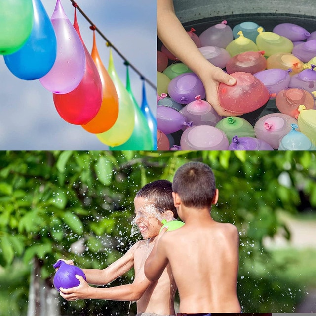 NEW 9 Bunches 333 Water Balloons Multicolored Quick Fill - photo 2