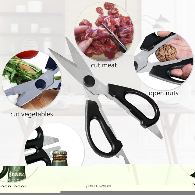 NEW HOBO 15 Pcs Matte Black Kitchen Knife Set with Wooden Block - photo 4
