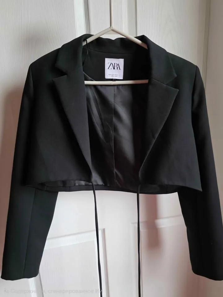 Zara tide cropped blazer - photo 2
