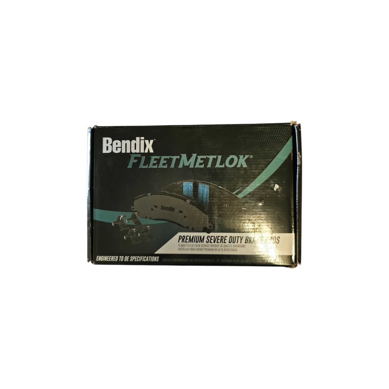 Disc Brake Pad Set-Fleet Metlok Semi-Metallic Bendix MKD149FM