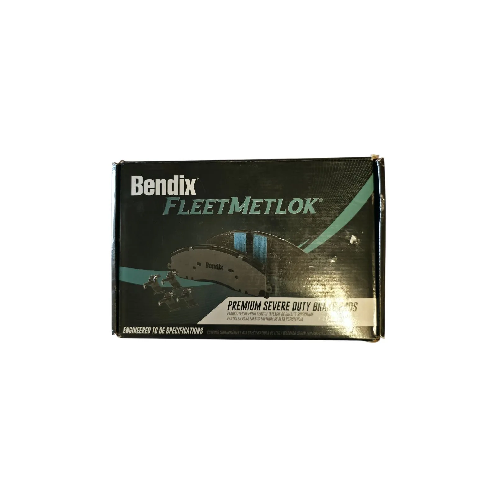 Disc Brake Pad Set-Fleet Metlok Semi-Metallic Bendix MKD149FM