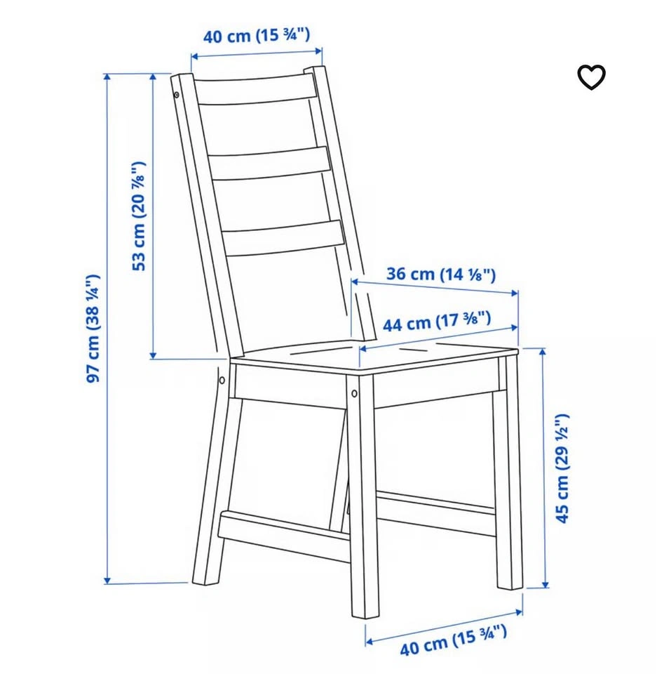 White Chair (IKEA NORDVIKEN) - photo 5