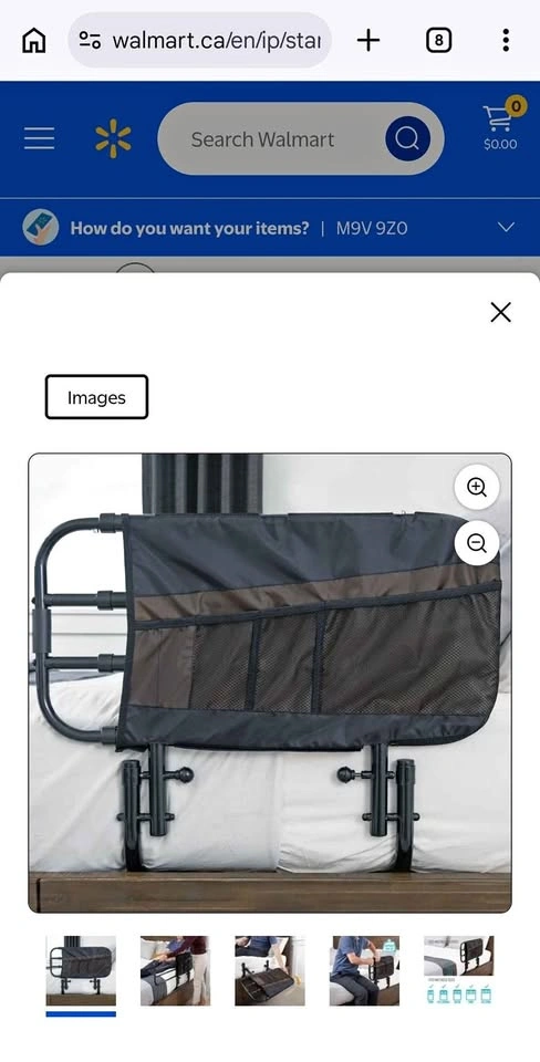 Stander EZ Adjust Bed Rail