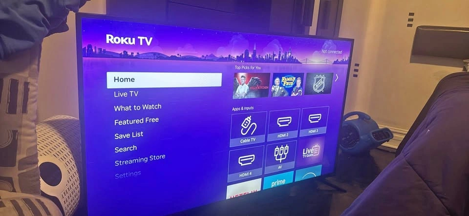 RCA 58” 4K Roku Smart TV – Remote & Stand Included