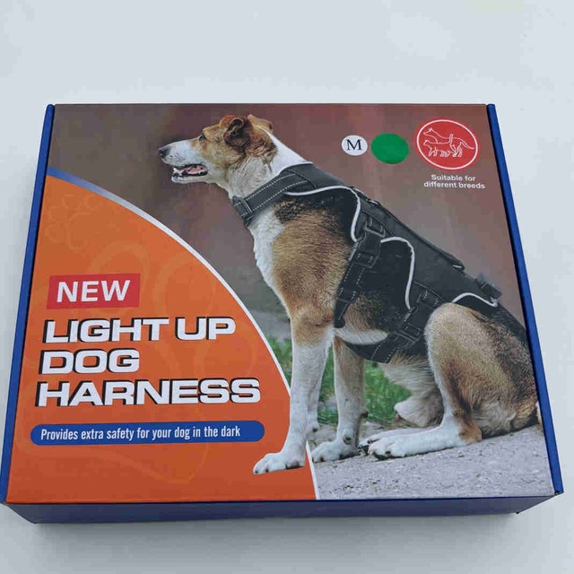 Light Up Dog Harness Size Medium