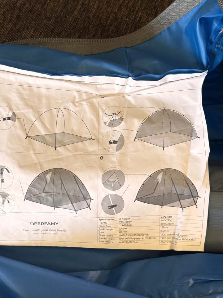 DEERFAMY Camping Tent - photo 3