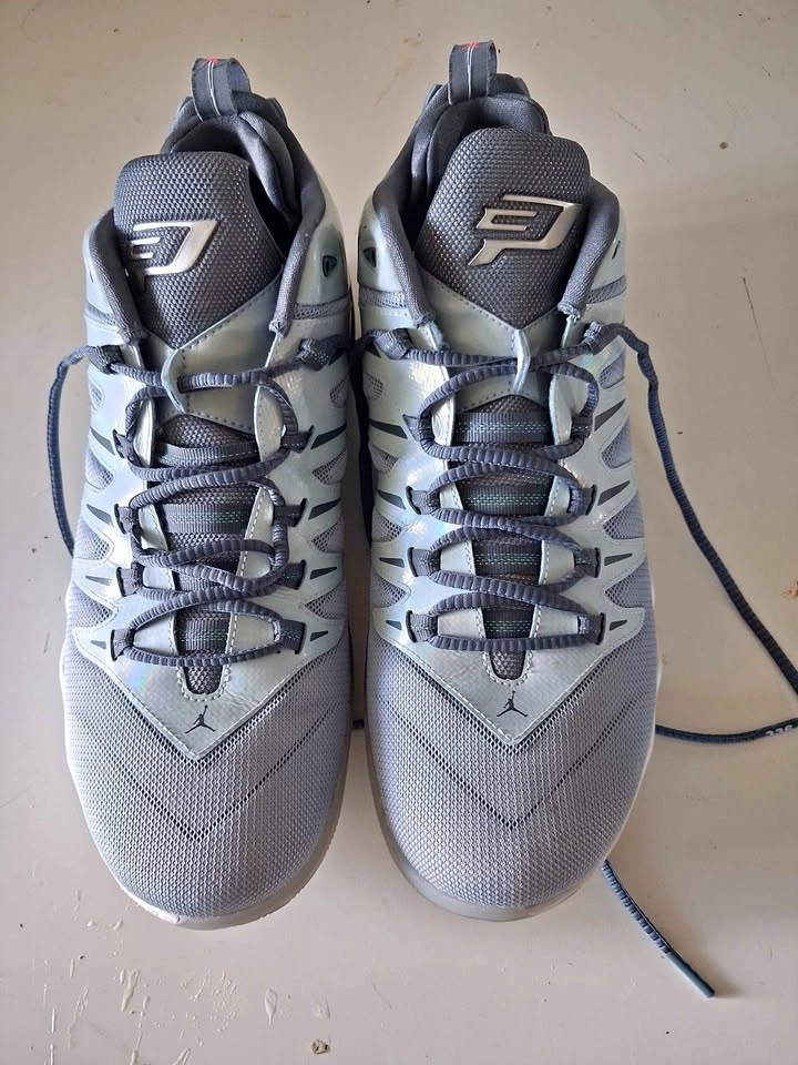 Jordan CP3 Christmas Edition Light Blue/Grey Basketball Shoes