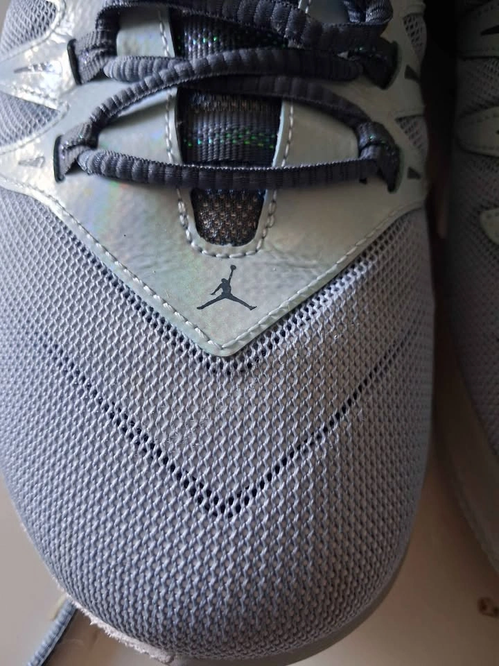 Jordan CP3 Christmas Edition Light Blue/Grey Basketball Shoes - photo 5
