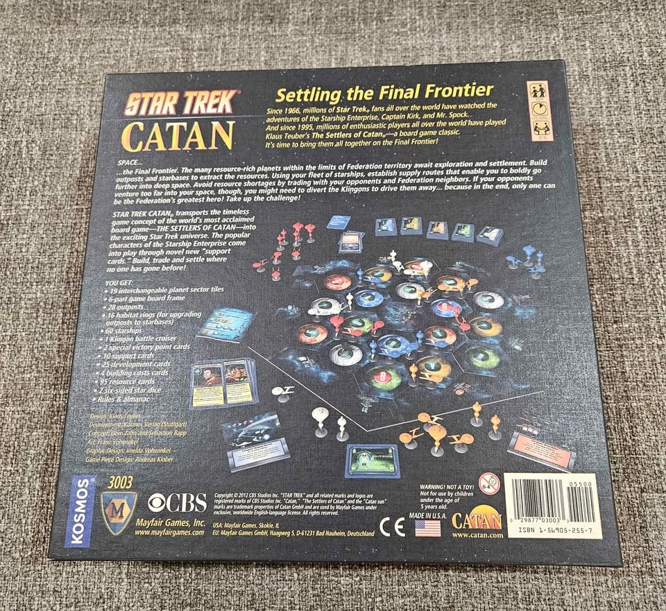 Star Trek Catan + Expansion Maps - photo 3