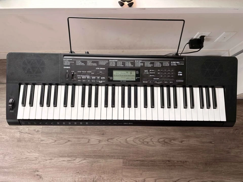 Casio CTK-3500 61-Key Touch Keyboard Piano with Stand - photo 3